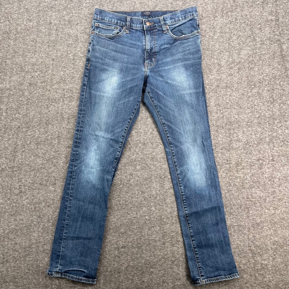 J.Crew Flex Athletic Fit Jeans Medium Wash Blue Denim W30 Stretch Pants